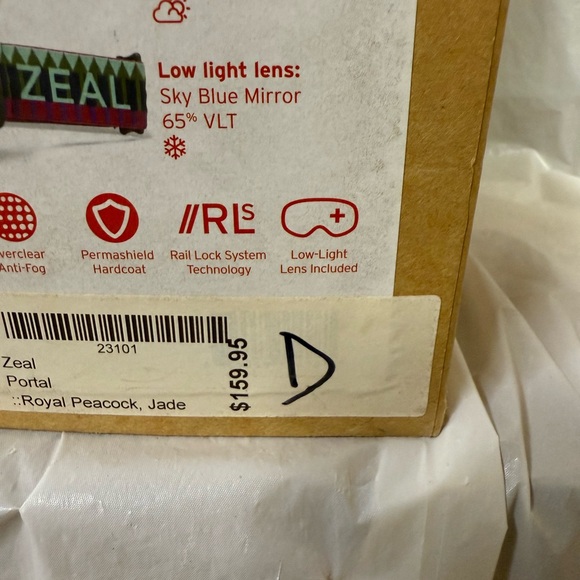 Zeal Blue Ski Goggles with 2 lenses - Picture 6 of 9